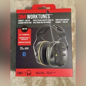 3M WorkTunes Connect + AM/FM Hearing Protector, 26dB NRR, Model# 90572-DC | 1923